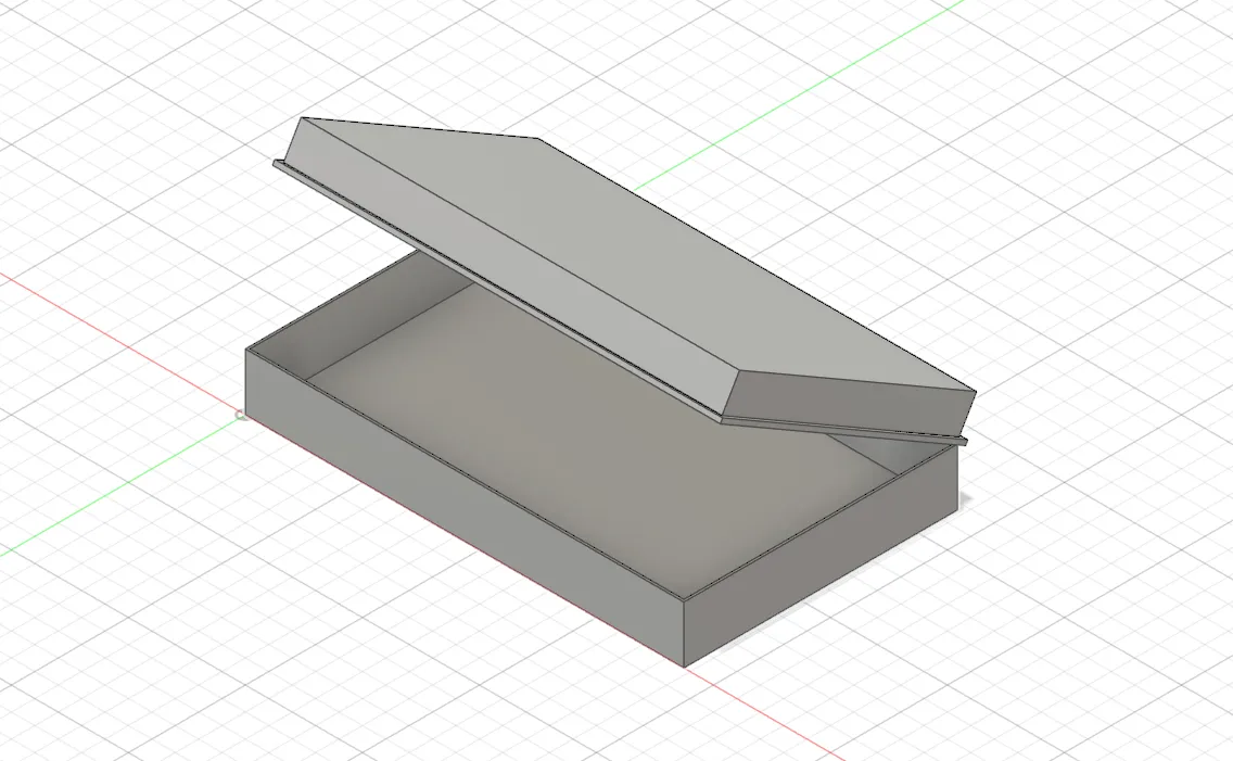 Altoids tin modelled from measurements