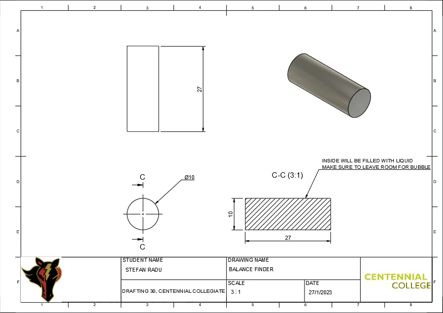 Final assembly — one of eleven component sheets in the drawing package